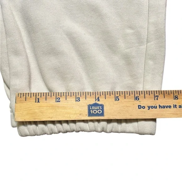 NWT XXL Cream Knit Jogger Drawstring elastic waist jogging pants sweat pants - Picture 9 of 16